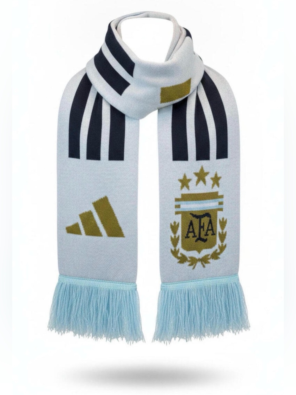 NWT ADIDAS AFA 2026 WORLD CUP FEDERATION ARGENTINA NATIONAL TEAM SCARF MESSI